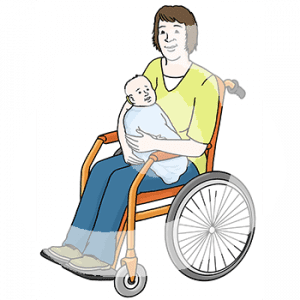 Frau-Baby-Rollstuhl-1928.png