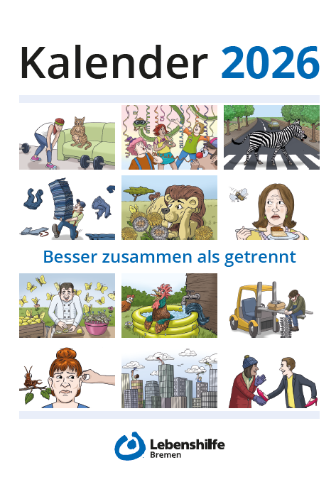 Cover Kalender mit 12 kleinen Bildern